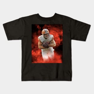 Nick Chubb Cleveland Sports Art Kids T-Shirt